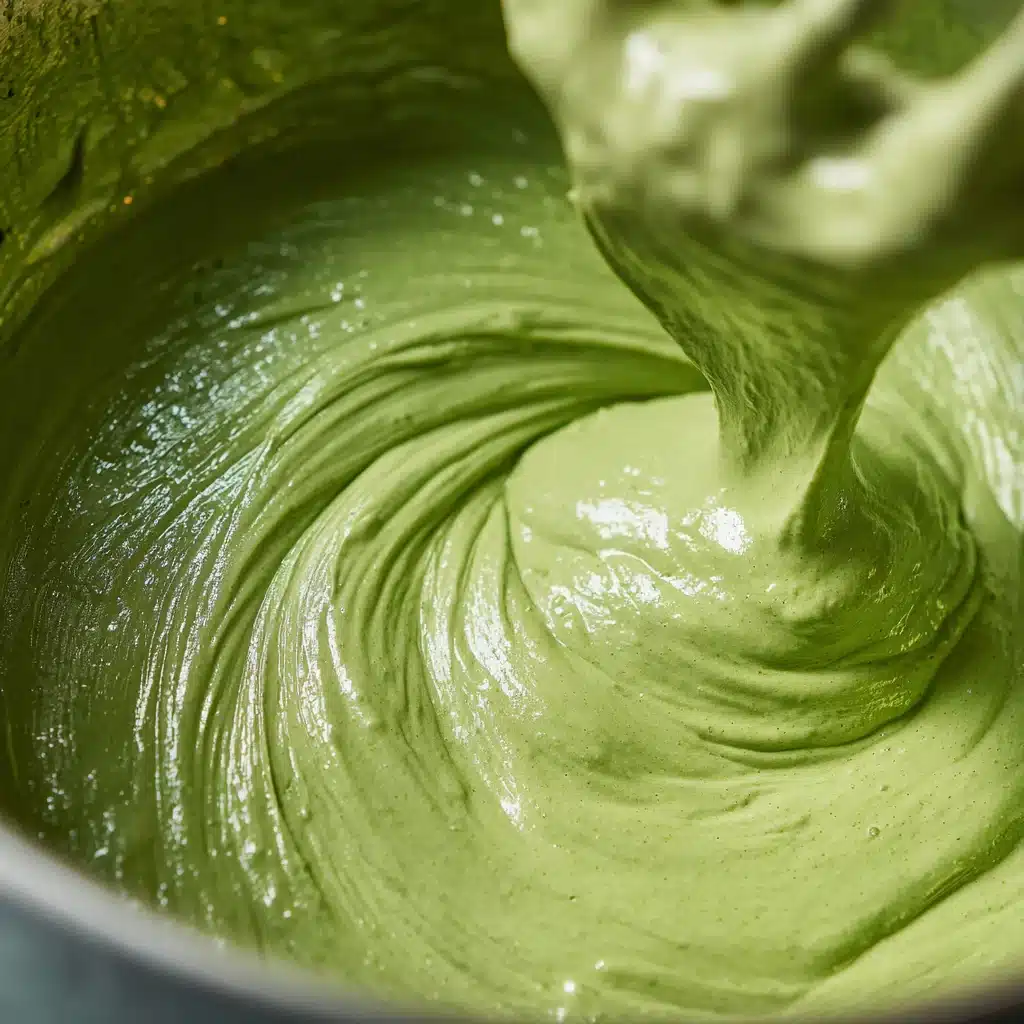 Green Pancakes with Vanilla Syrup 7 Green Pancakes with Vanilla Syrup