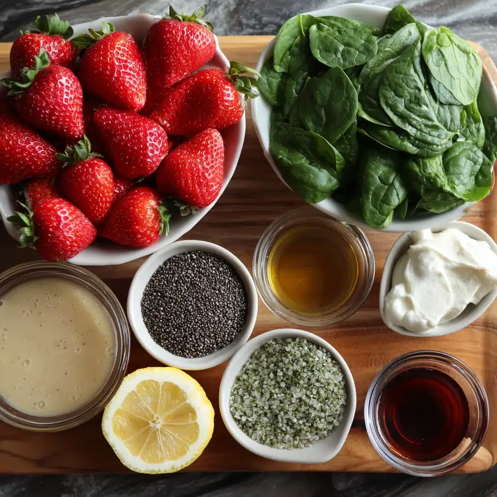 Strawberry Spinach Salad with Poppyseed Dressing