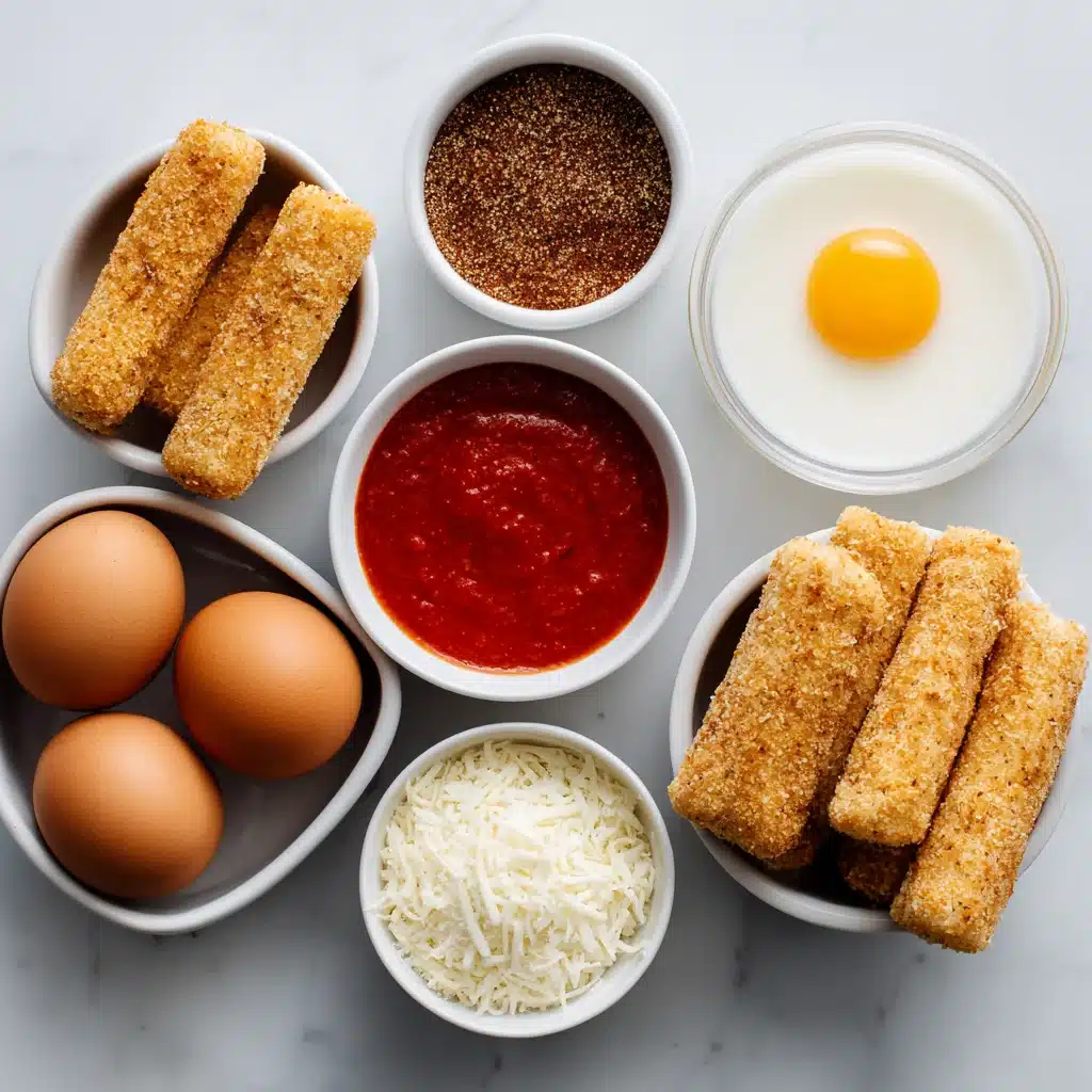Crispy Baked Mozzarella Sticks