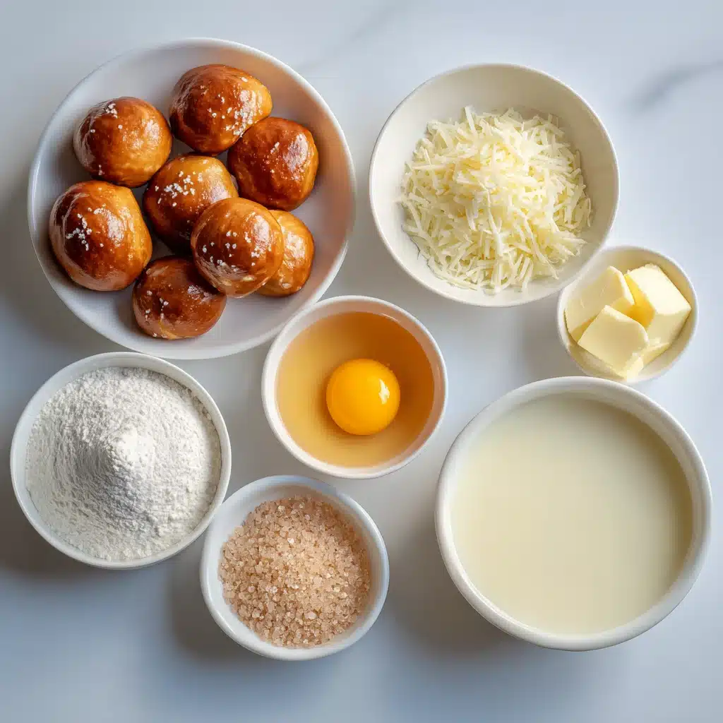 Soft Pretzel Bites with Cheese Sauce 8 Soft Pretzel Bites with Cheese Sauce