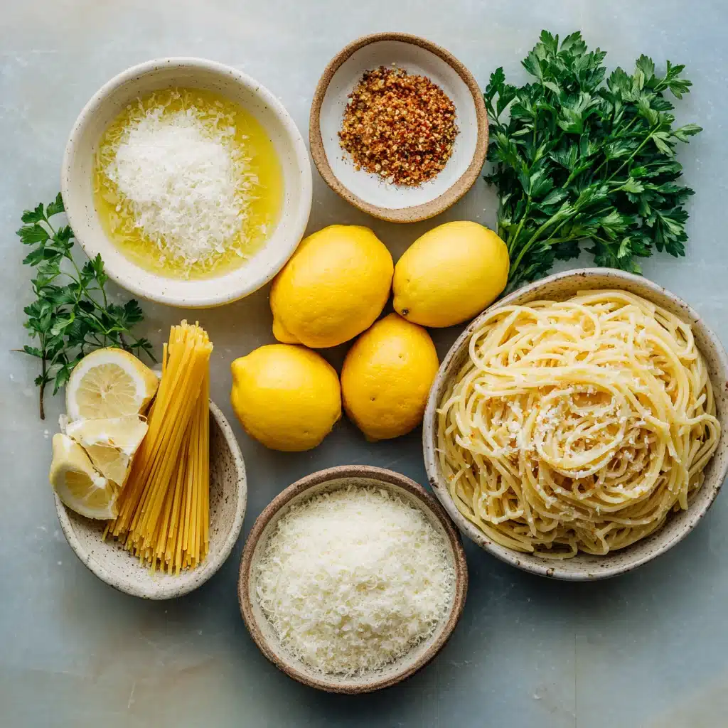 Creamy Lemon Pasta with Parmesan