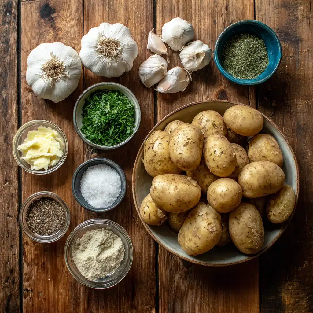 Garlic Herb Roasted Potatoes