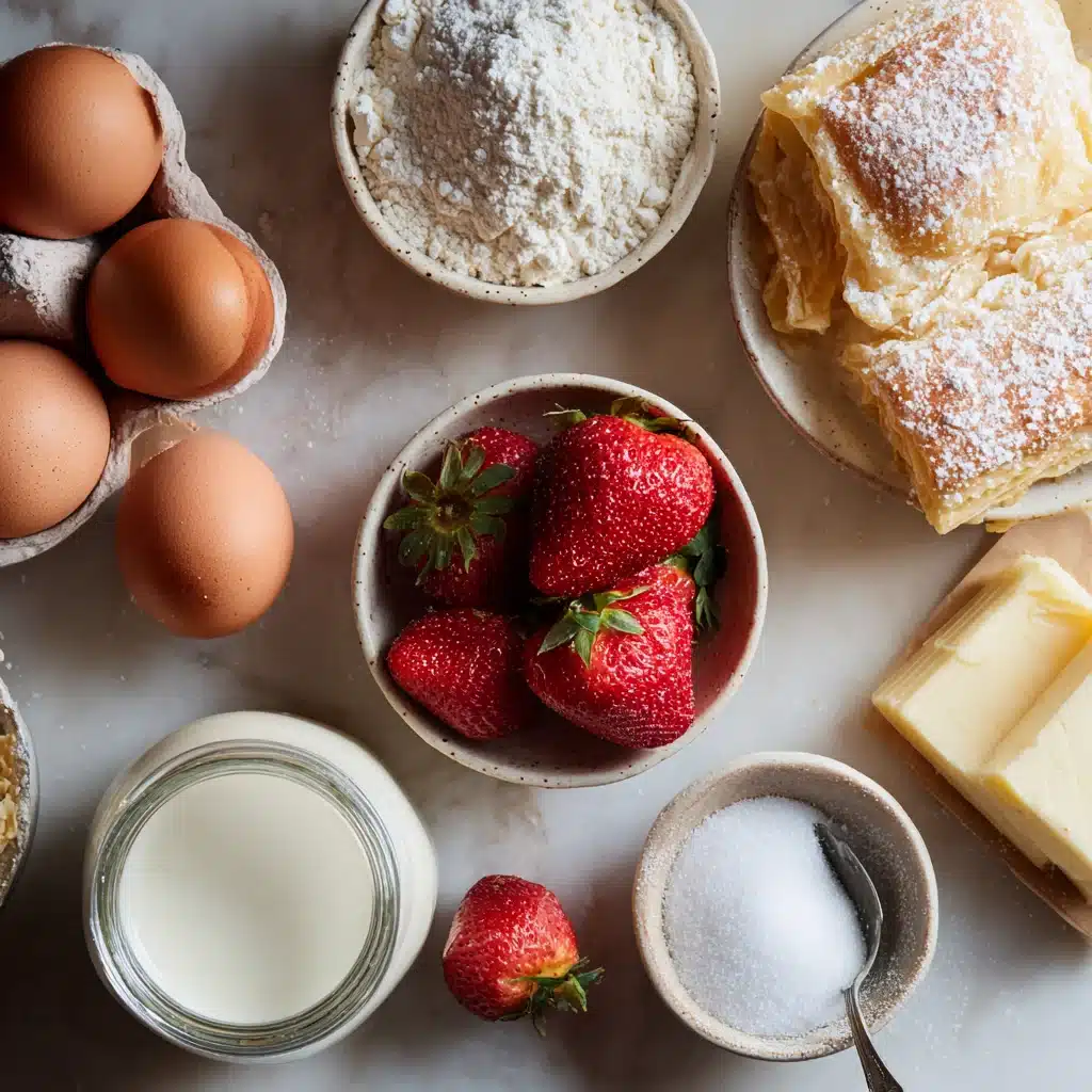 Heart-Shaped Strawberry Custard Puff Pastry with Creamy Custard for Valentine Day 7 Heart-Shaped Strawberry Custard Puff Pastry with Creamy Custard