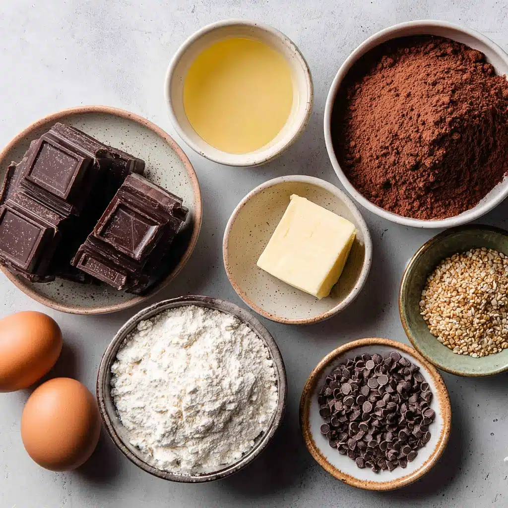 Chocolate Tahini Brownies