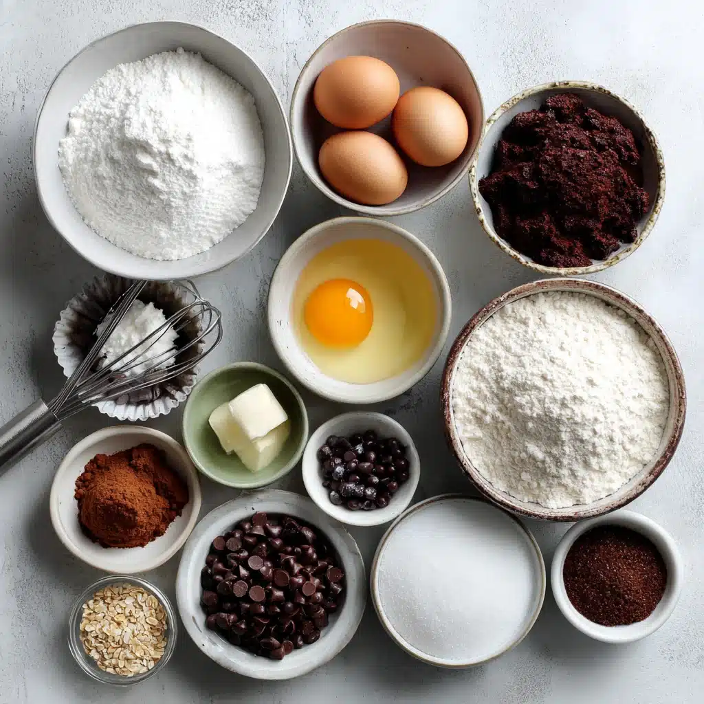 Mini Brownie Cups with Raspberry Mousse