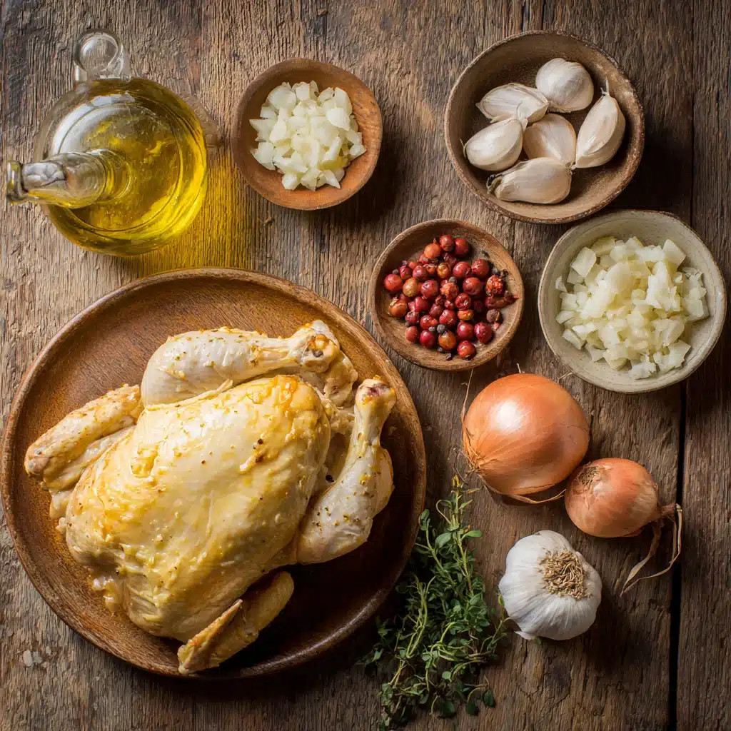 White Chicken Chili & Roasted Chicken