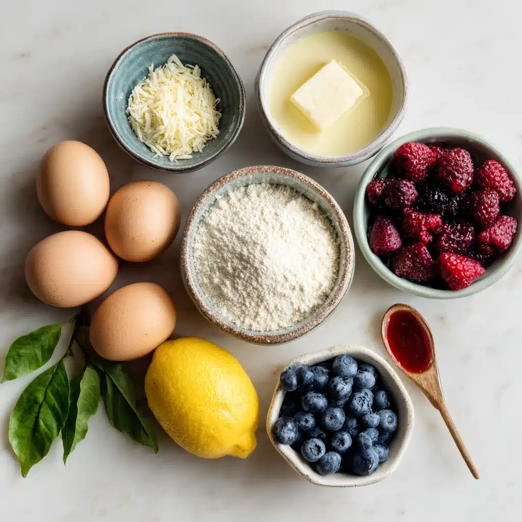 Lemon Ricotta Pancakes with Berries 5 Lemon ricotta pancakes with berries