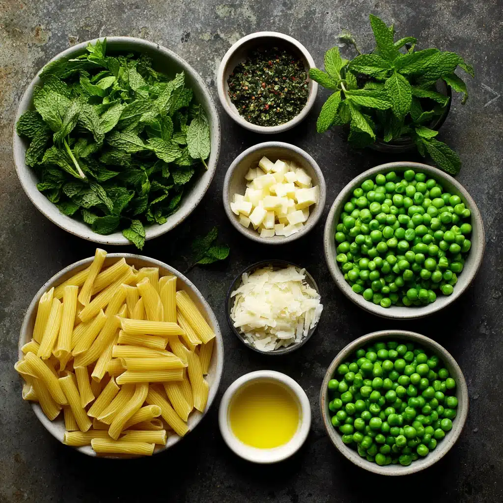 Pea and Mint Pasta Salad 5 Pea and mint pasta salad