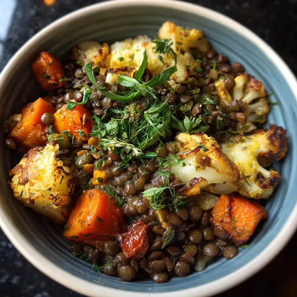 savory lentil bowl