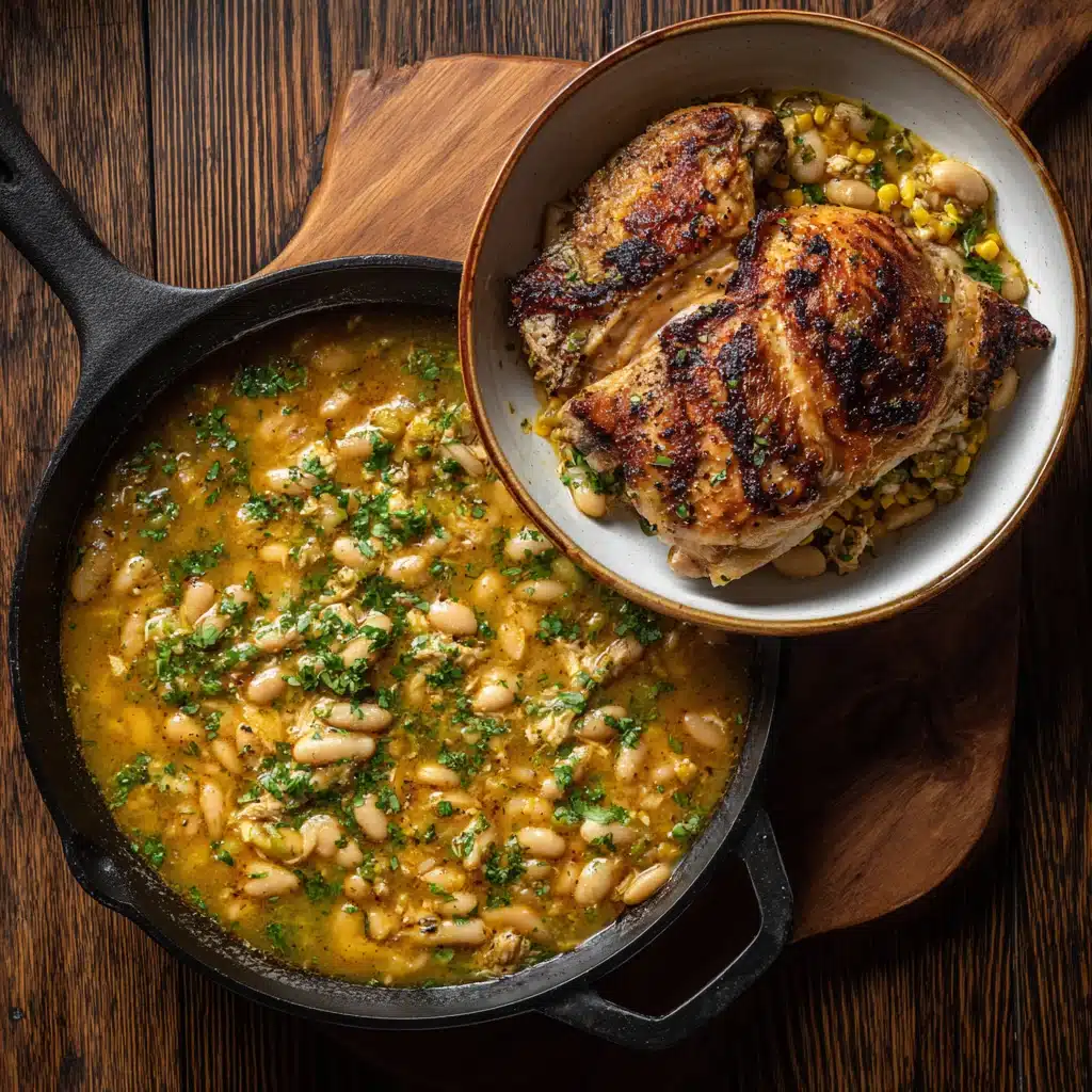 White Chicken Chili & Roasted Chicken