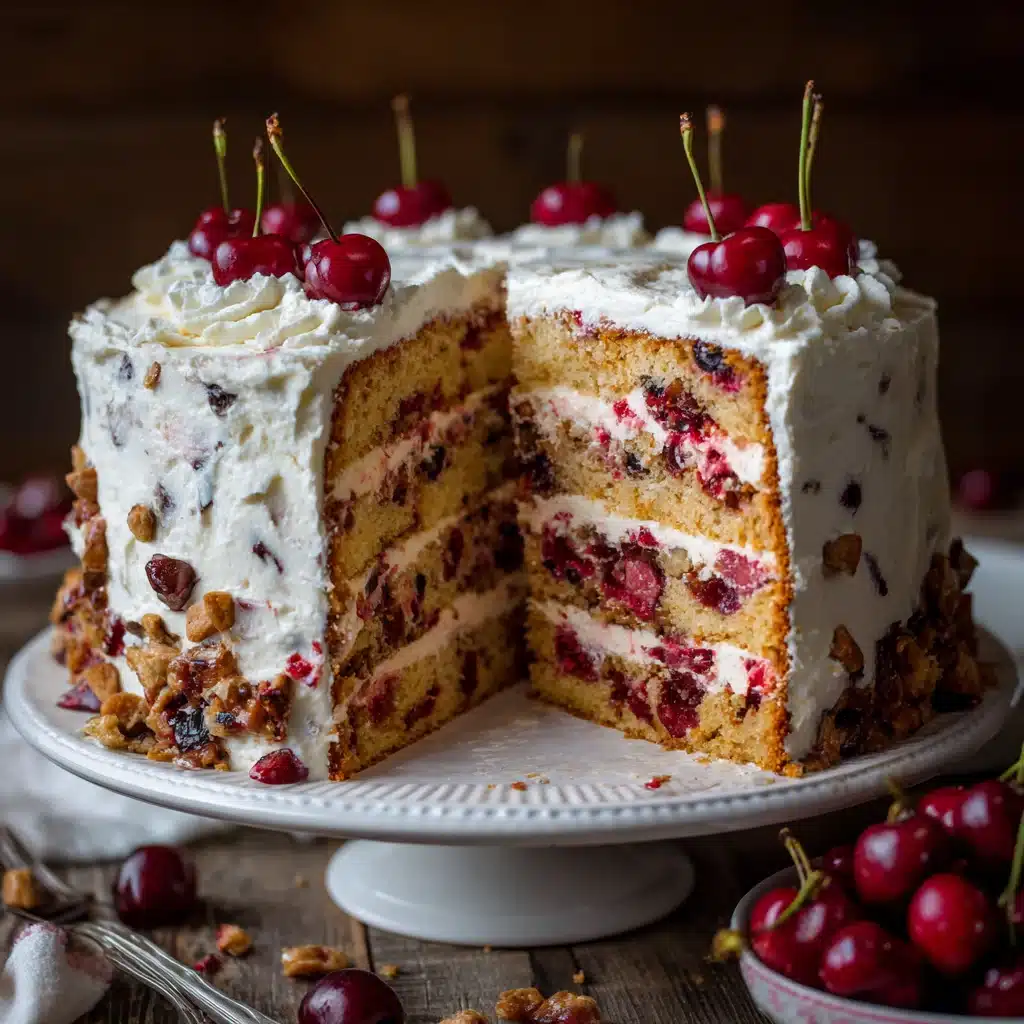 homemade cherry chip cake