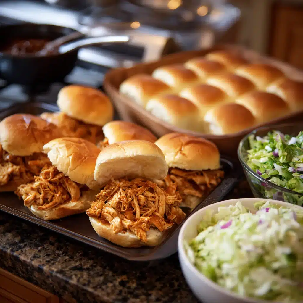 BBQ Chicken Sliders for a Crowd 8 BBQ Chicken Sliders for a Crowd