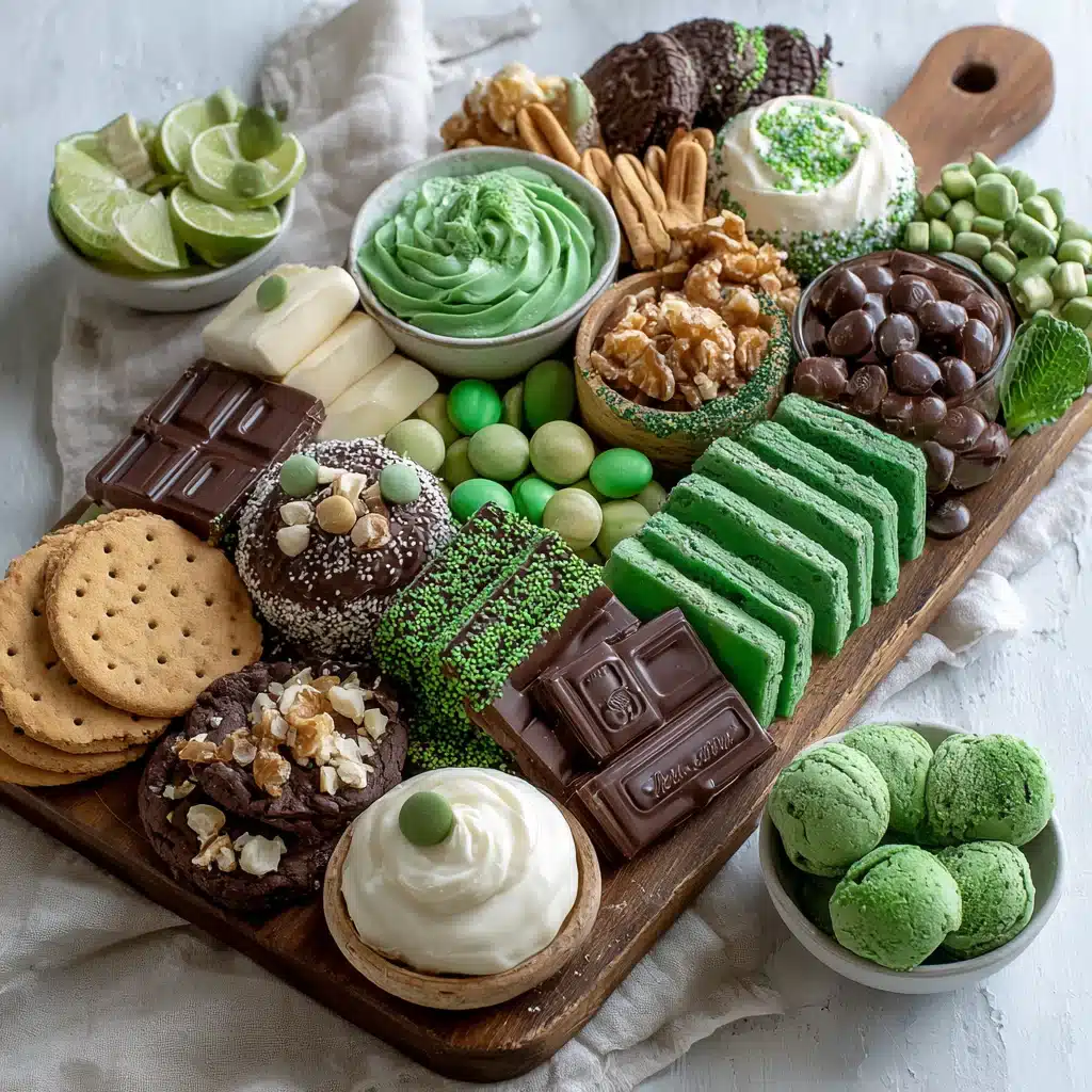 Easy Green Dessert Board for Parties
