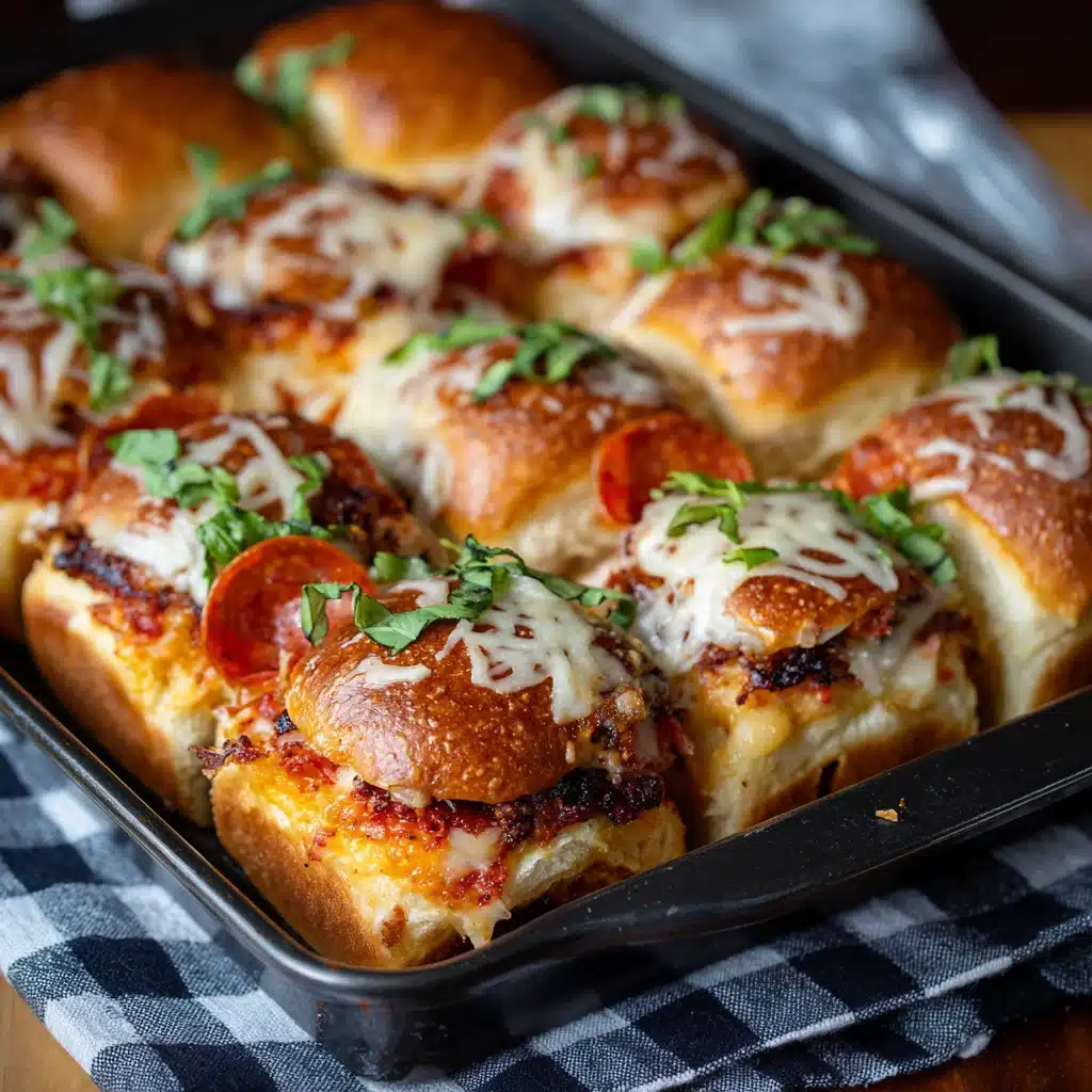 Easy Pizza Sliders for Game Night