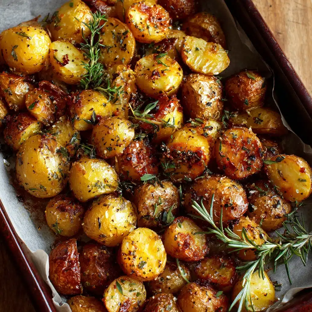 Garlic Herb Roasted Potatoes