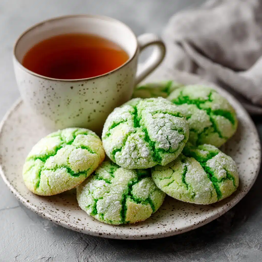 St Patrick’s Day Crinkle Green Cookies 11 St Patrick’s Day Crinkle Green Cookies