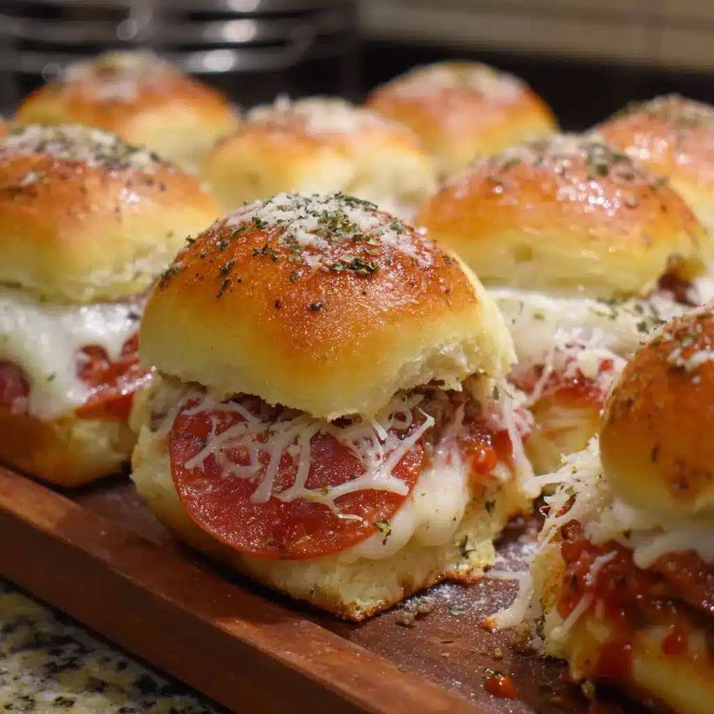 Easy Pizza Sliders for Game Night