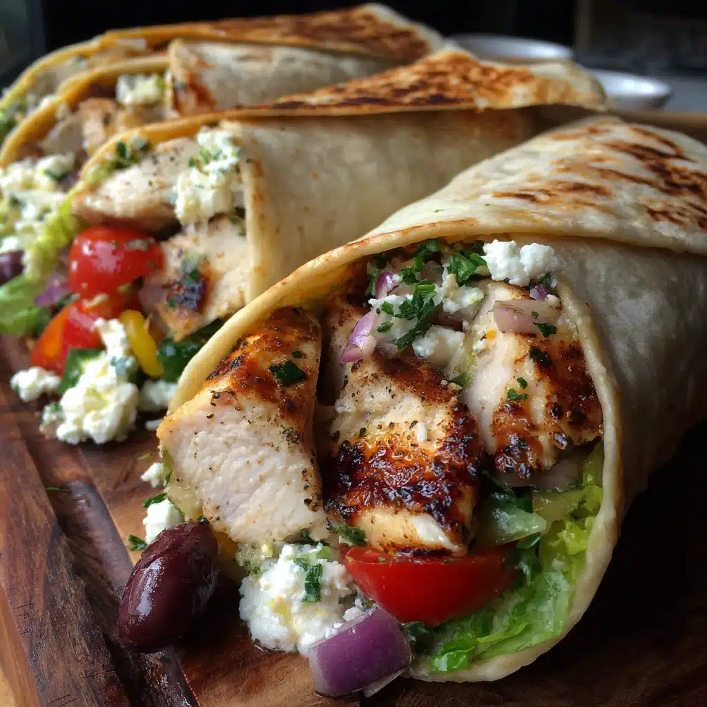 Greek Chicken Wrap