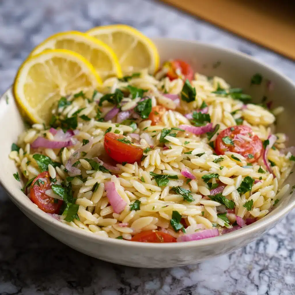 Lemon Orzo Salad