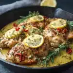 One Pan Keto Garlic Butter Chicken (Easy Dinner)