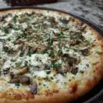 White Mushroom Pizza