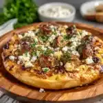Gourmet Sausage Dinner Ideas: Hot Honey & Feta Pizza