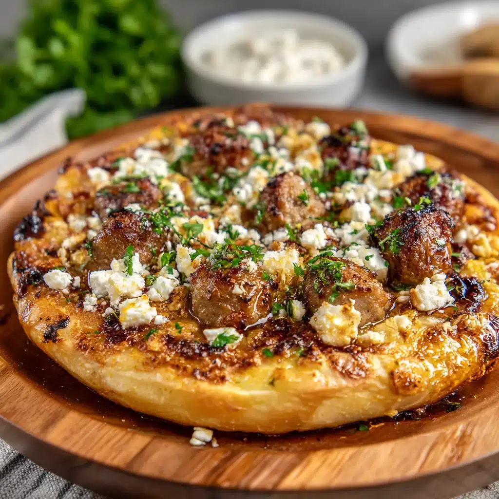 Gourmet Sausage Dinner Ideas: Hot Honey & Feta Pizza