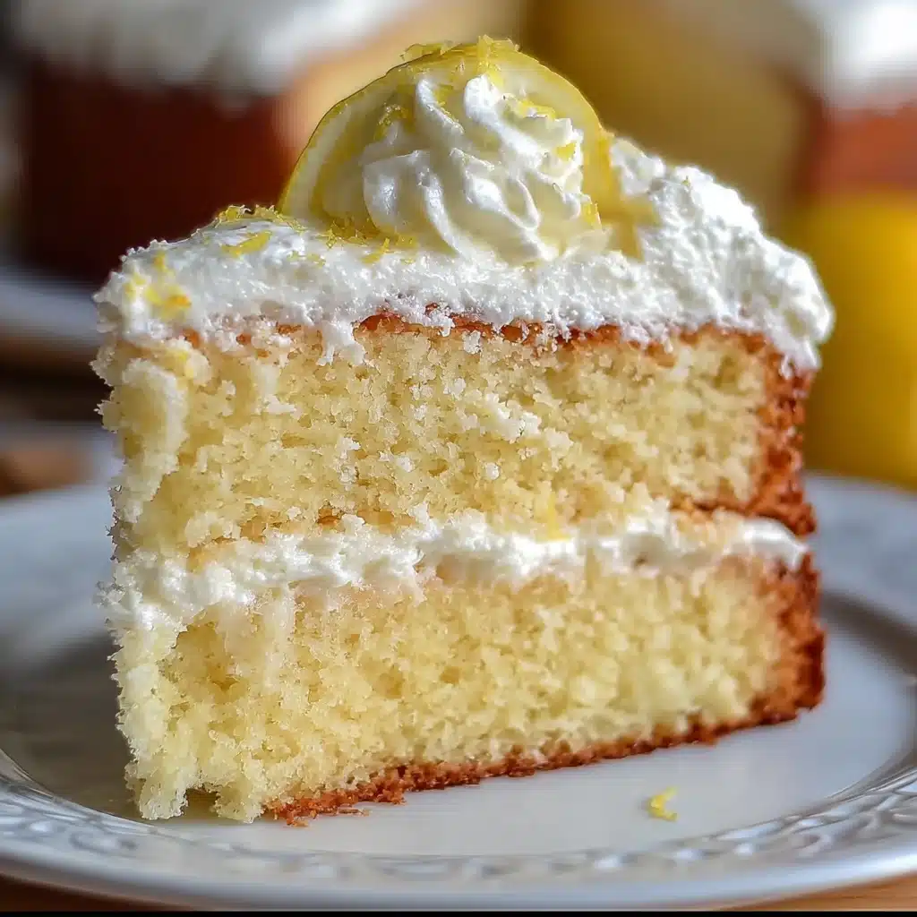 Light and Fluffy Italian Lemon Cream Cake Recipe