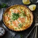 Salmon and Cheese Quiche
