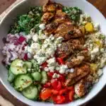 High Protein Greek Chicken Bowls