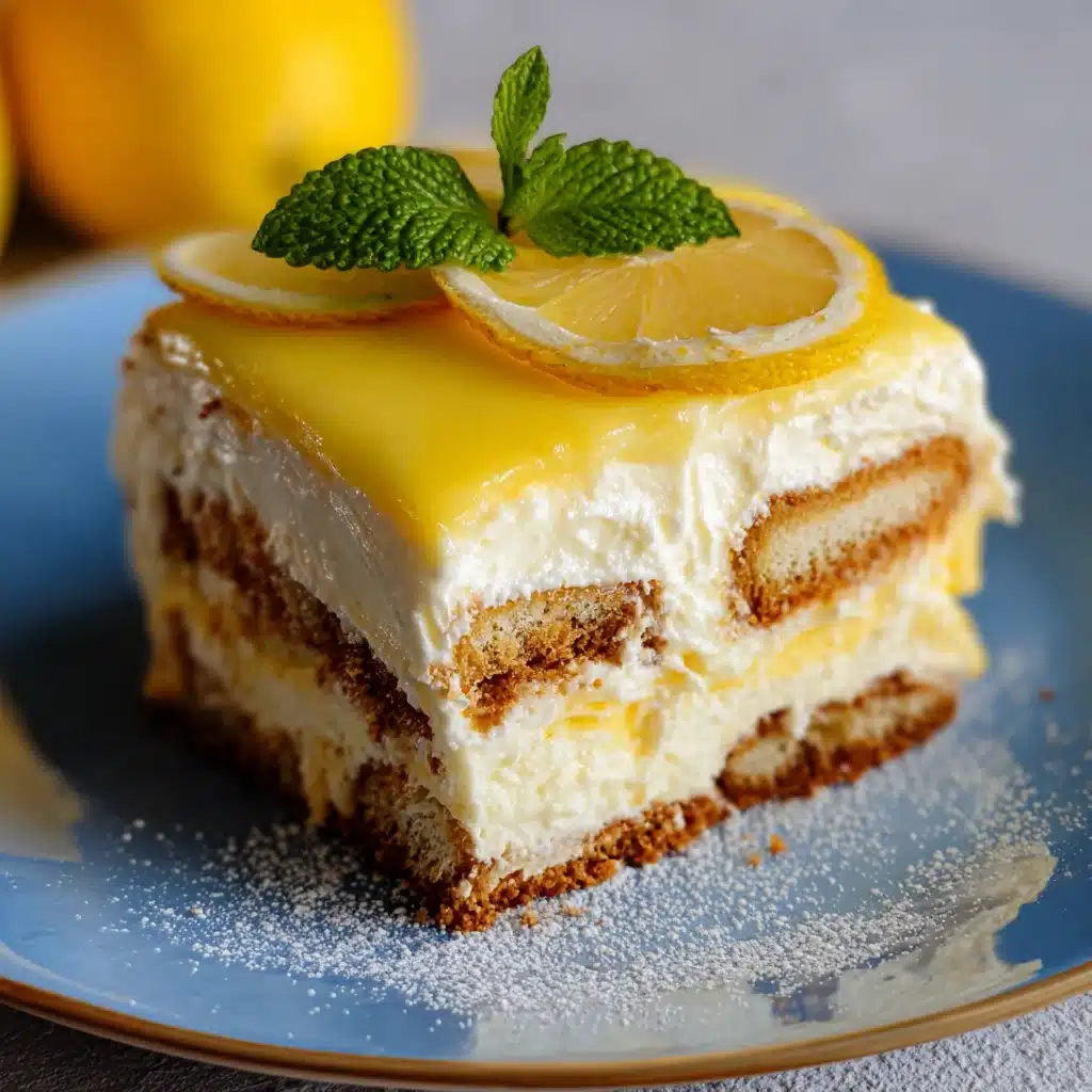 Lemon Tiramisu : Refreshing & Creamy Italian Dessert