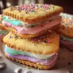 Pastel Sugar Cookie Sandwiches