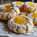 Lemon Curd Thumbprint Cookies