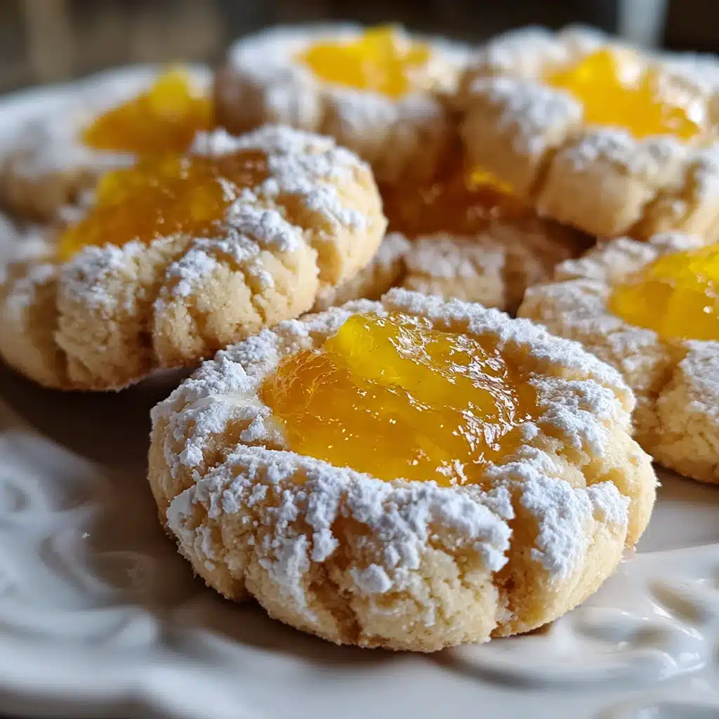 Lemon Curd Thumbprint Cookies