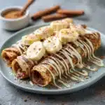 Cinnamon Roll Protein Crepes