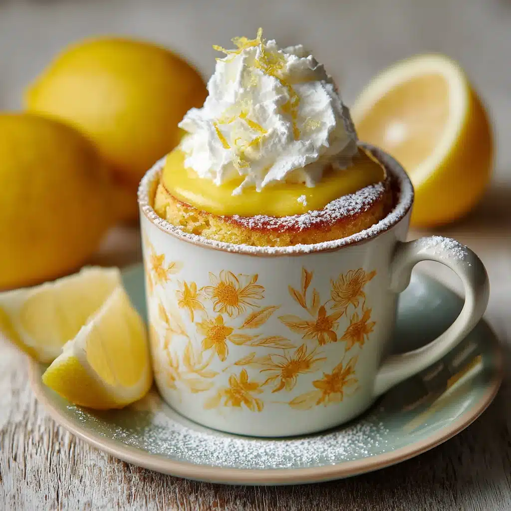 Lemon Mug Cake