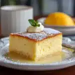 Dinner Party Favorite – Fluffy Lemon Custard Cake Recipe