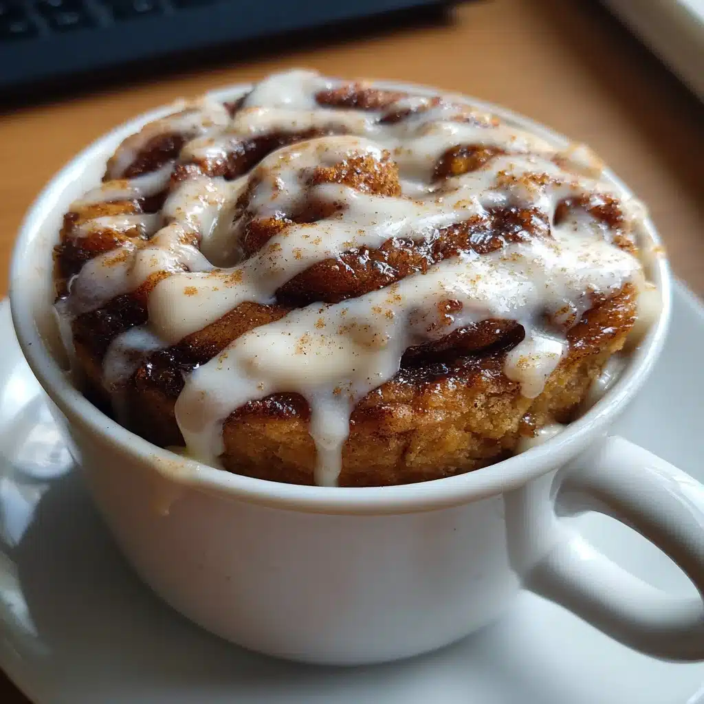 Gluten Free Cinnamon Roll in a Mug (Vegan)