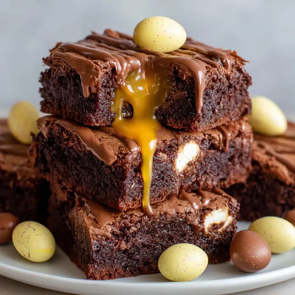 Cadbury Egg Brownies