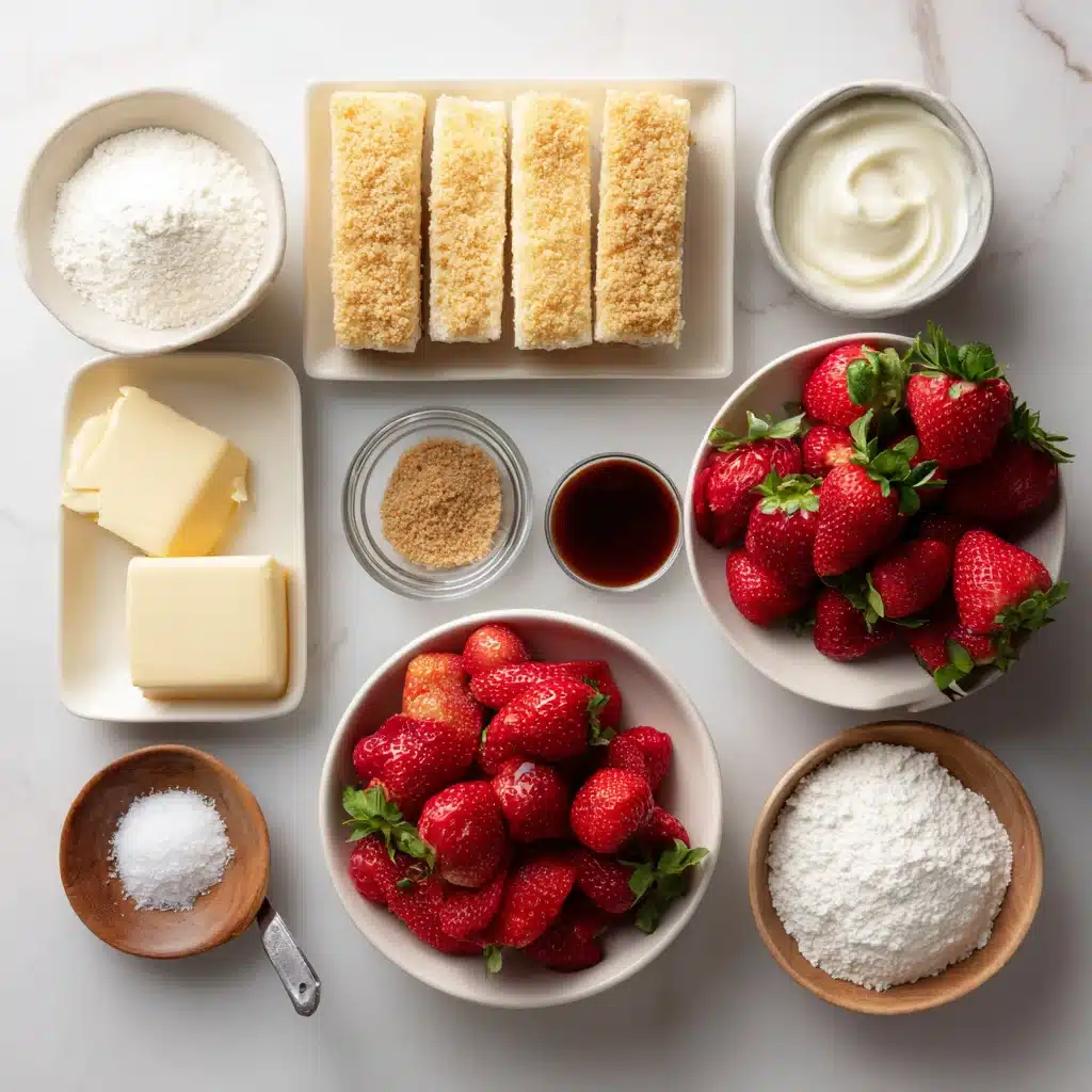 Strawberry Shortcake Bars