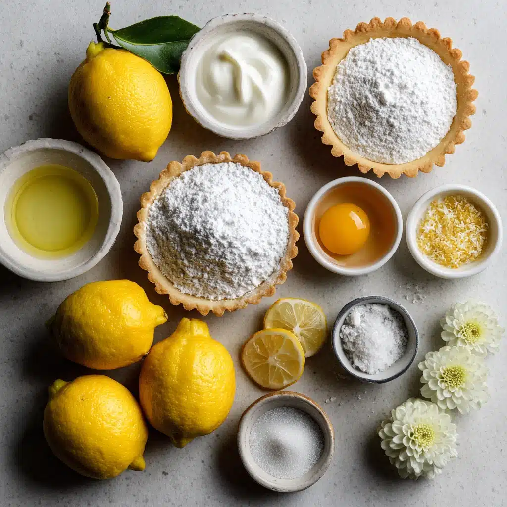 Mini Lemon Flower Tarts