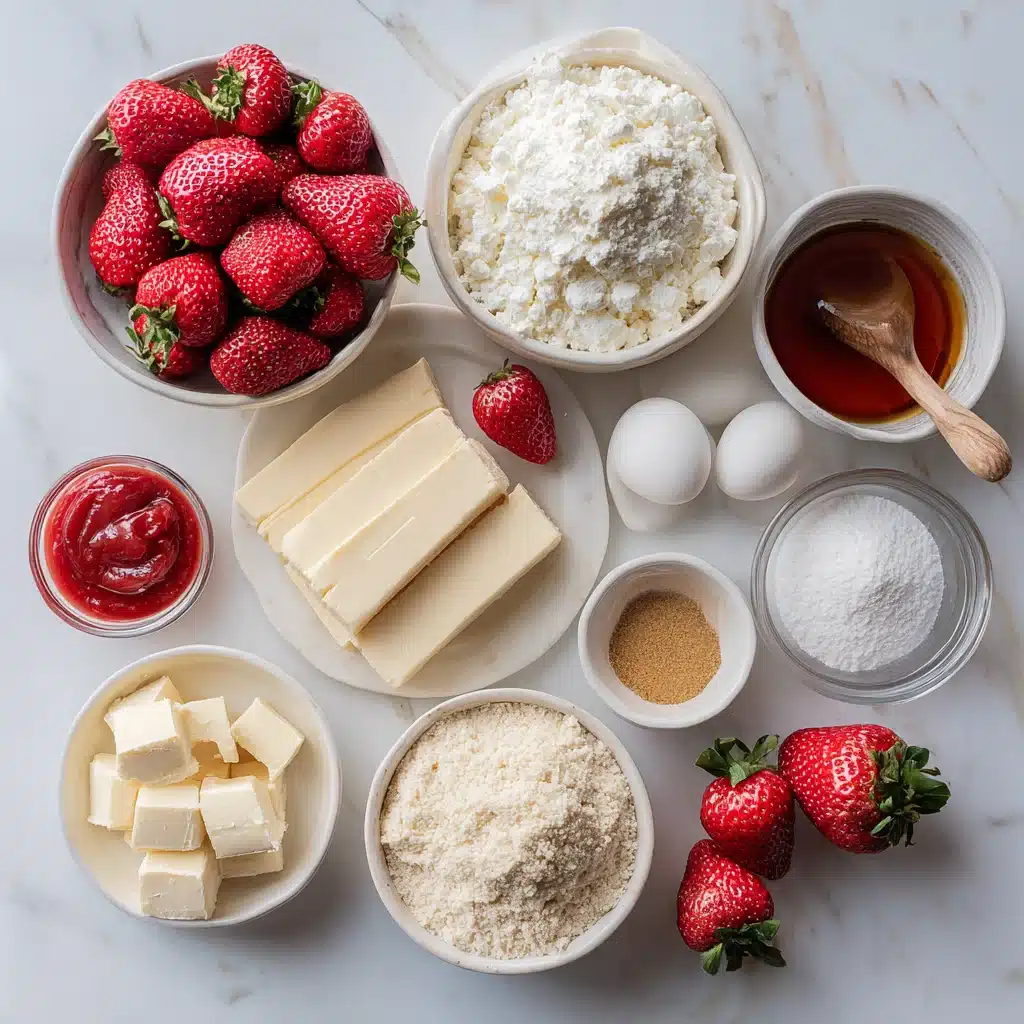 Strawberry Cheesecake Bars 9 Strawberry Cheesecake Bars