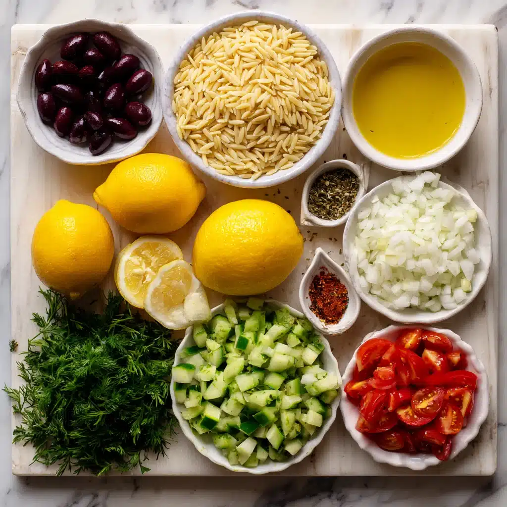 Lemon Orzo Salad