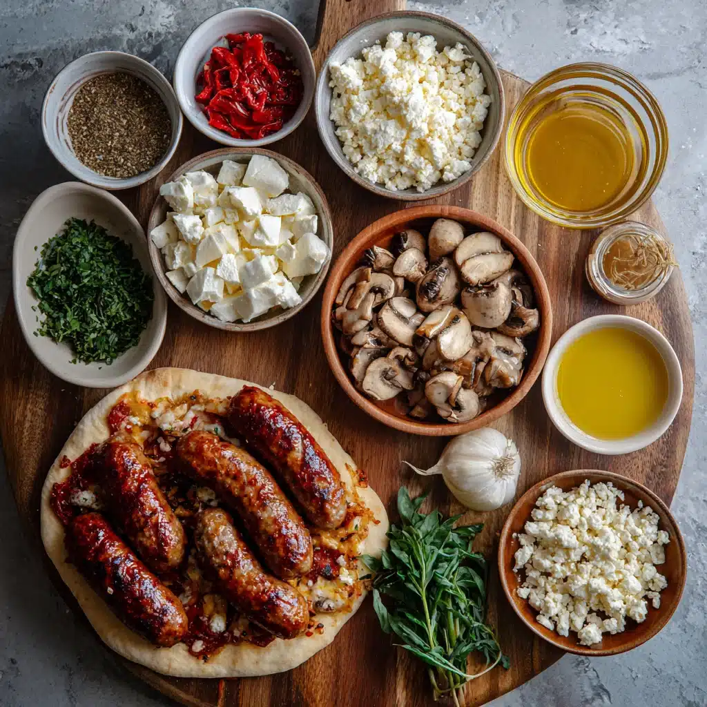 Gourmet Sausage Dinner Ideas: Hot Honey & Feta Pizza