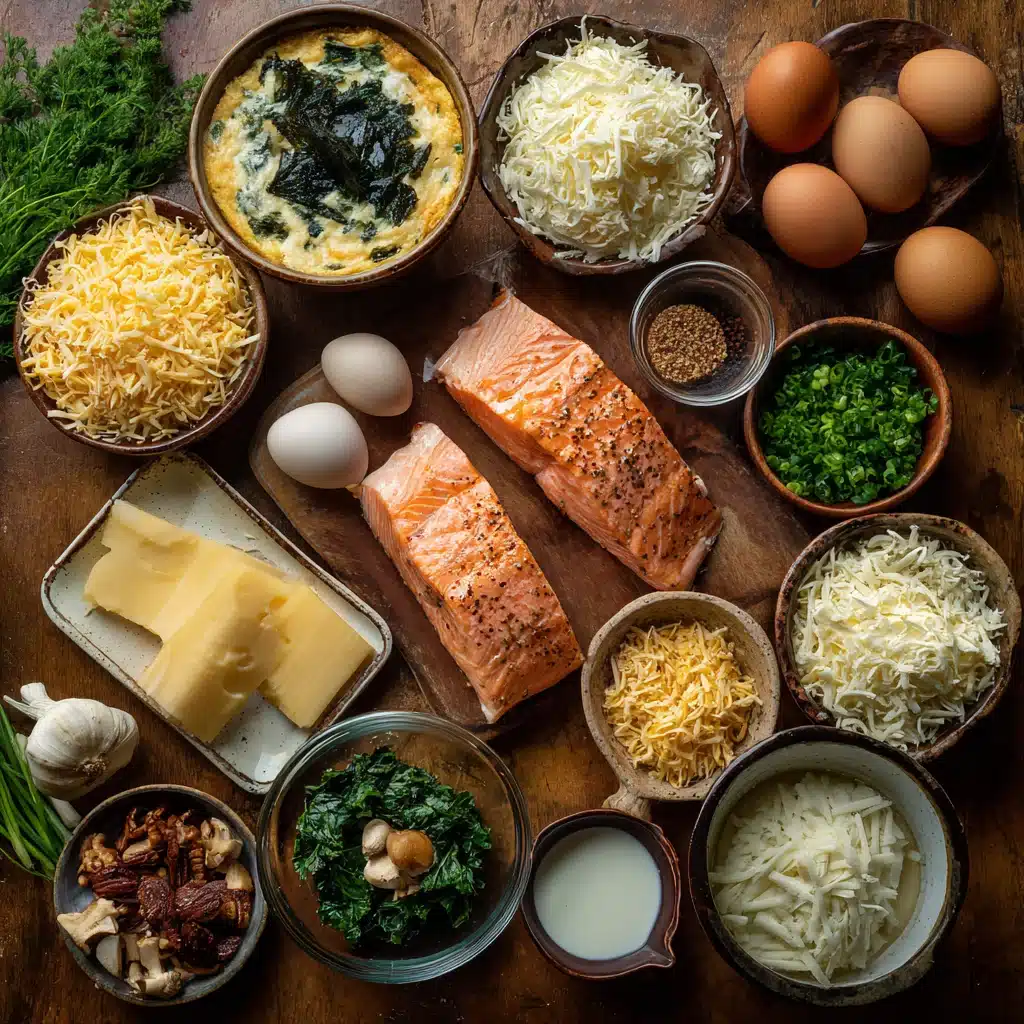 Salmon and Cheese Quiche