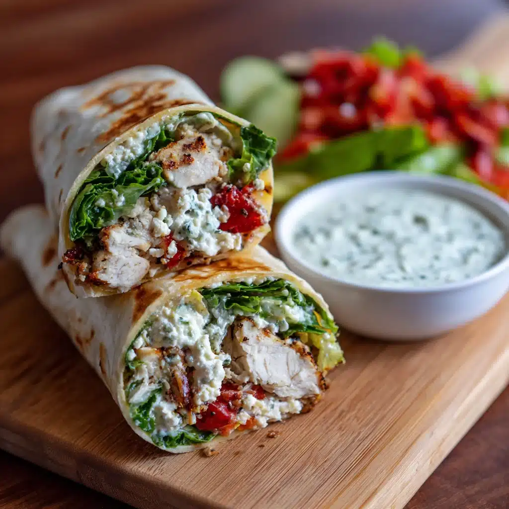 Greek Chicken Wrap