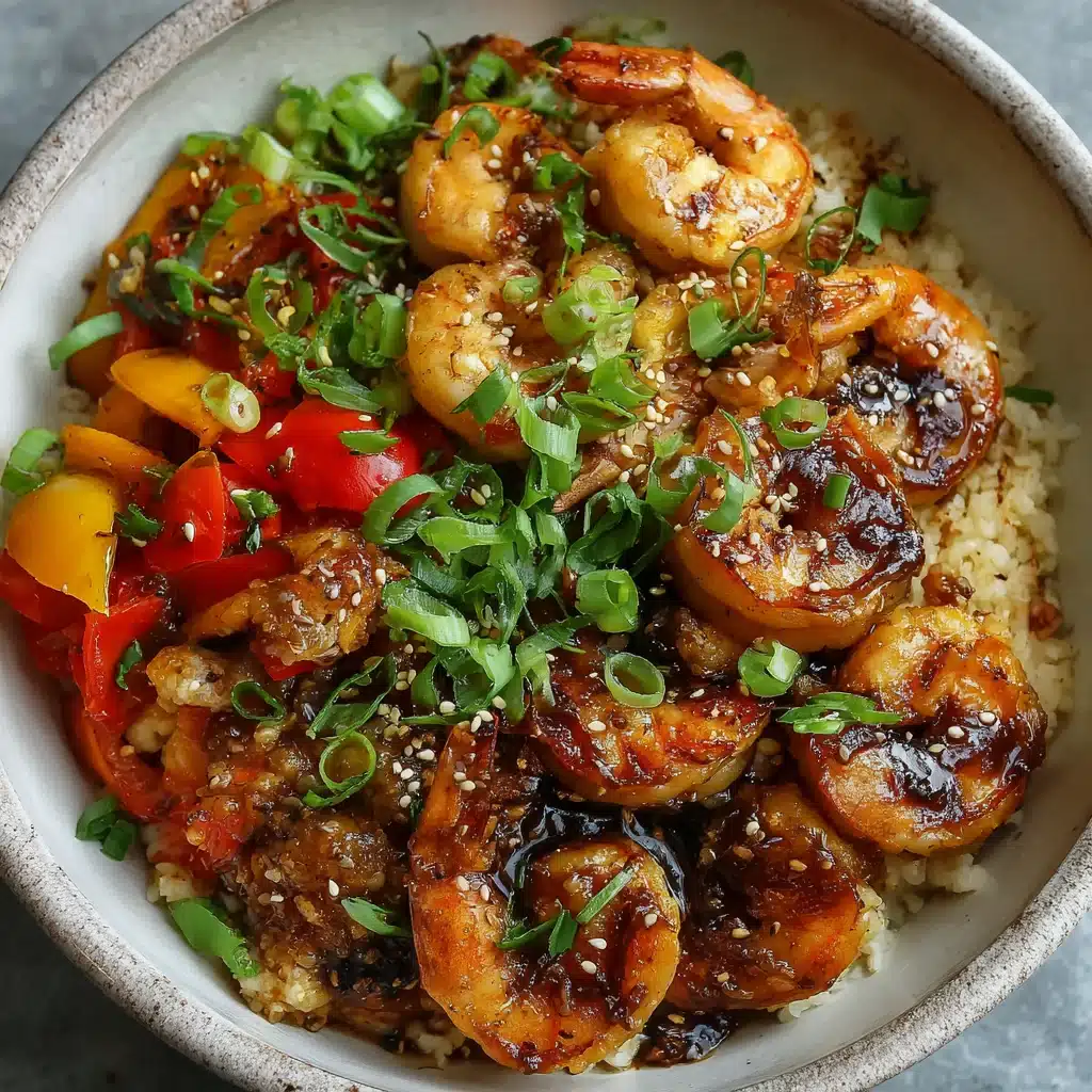 Honey Garlic Shrimp Bowl