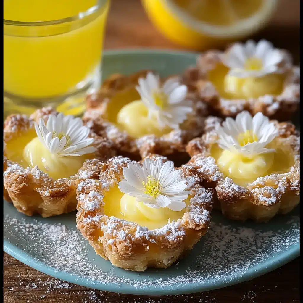Mini Lemon Flower Tarts