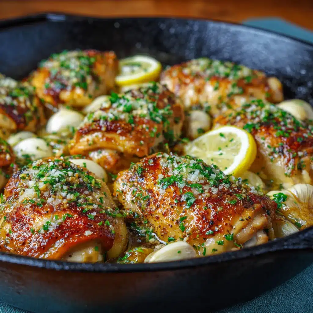 One Pan Keto Garlic Butter Chicken (Easy Dinner)
