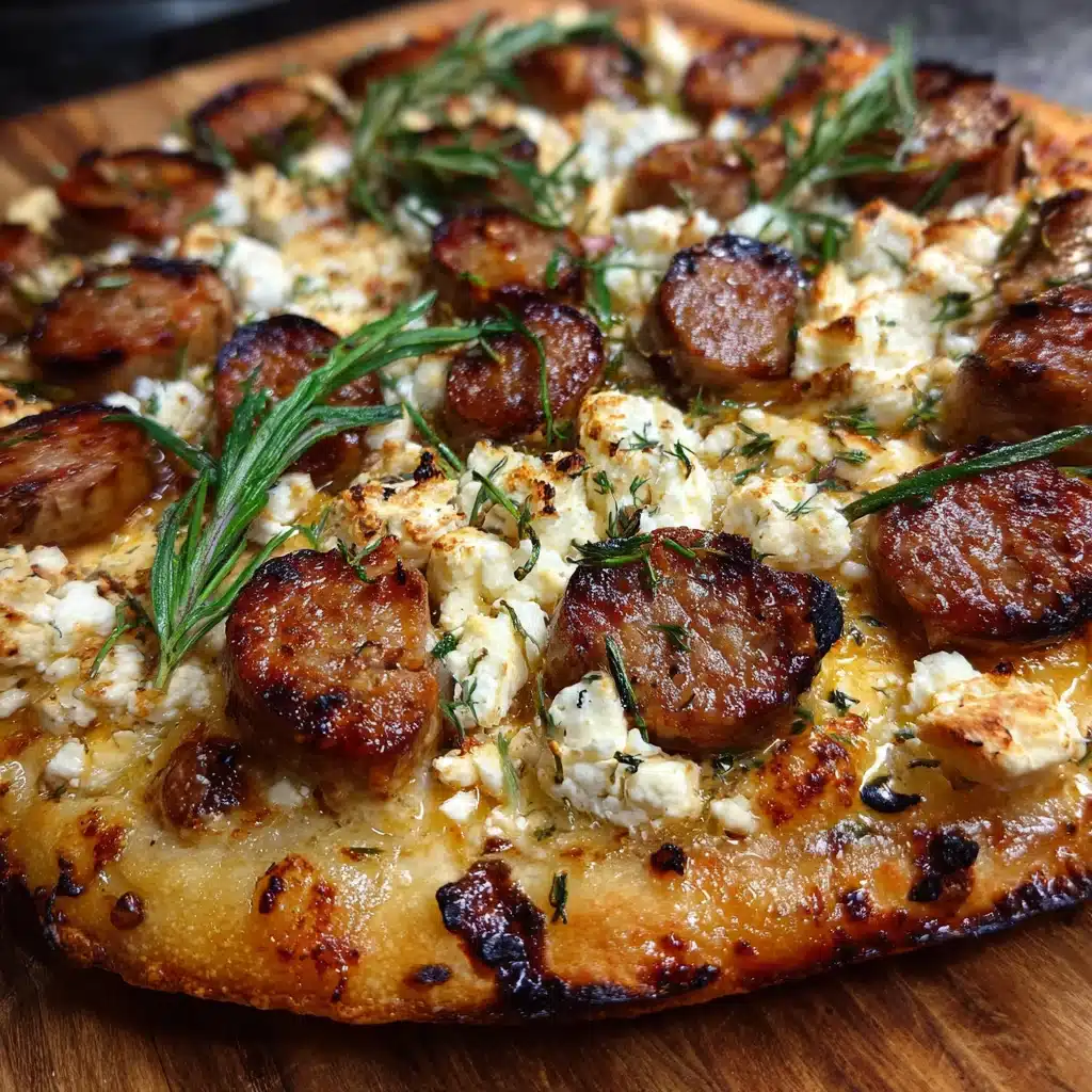 Gourmet Sausage Dinner Ideas: Hot Honey & Feta Pizza